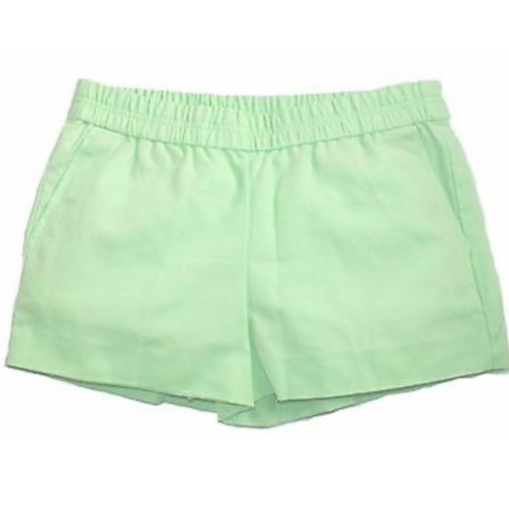 J Crew NWOT lime green shorts size 0